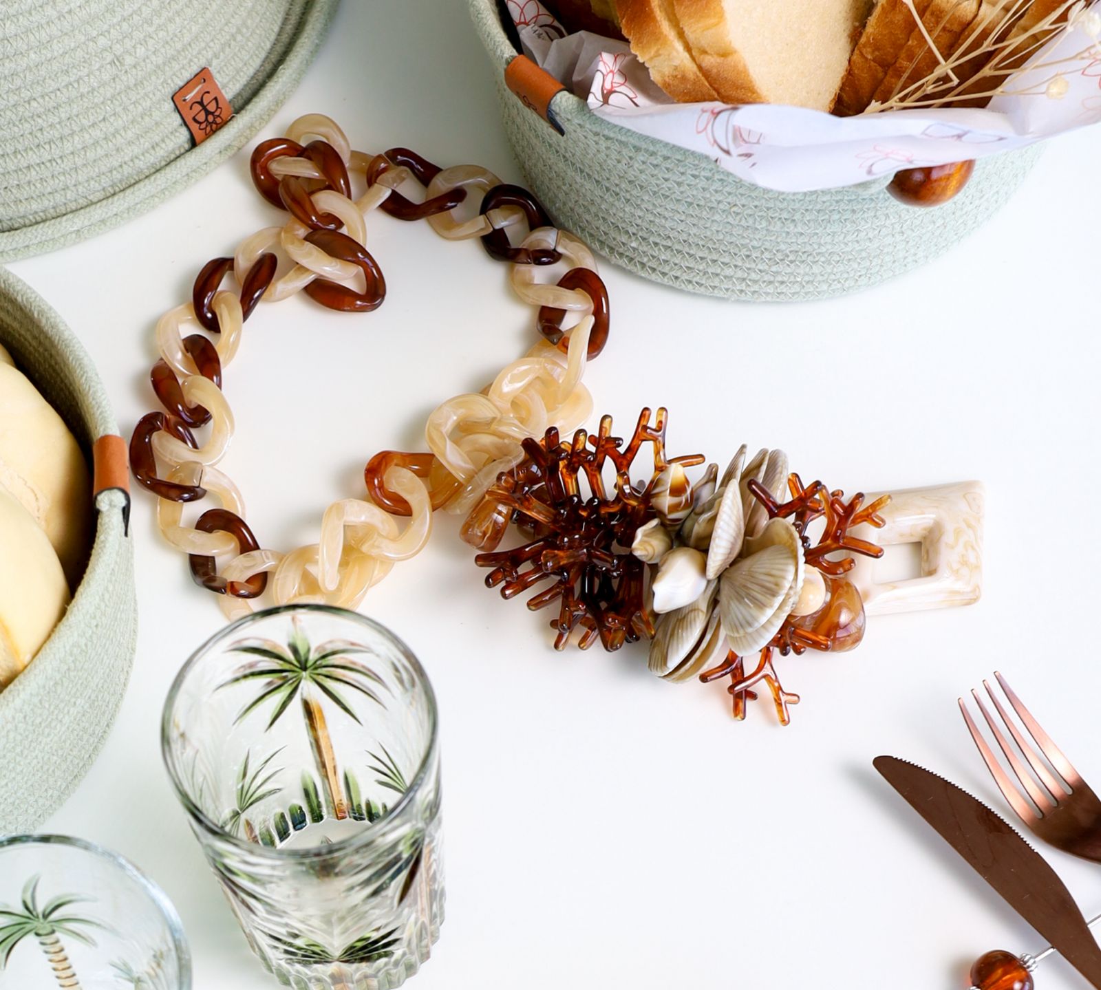 Conjunto de Colares de Mesa